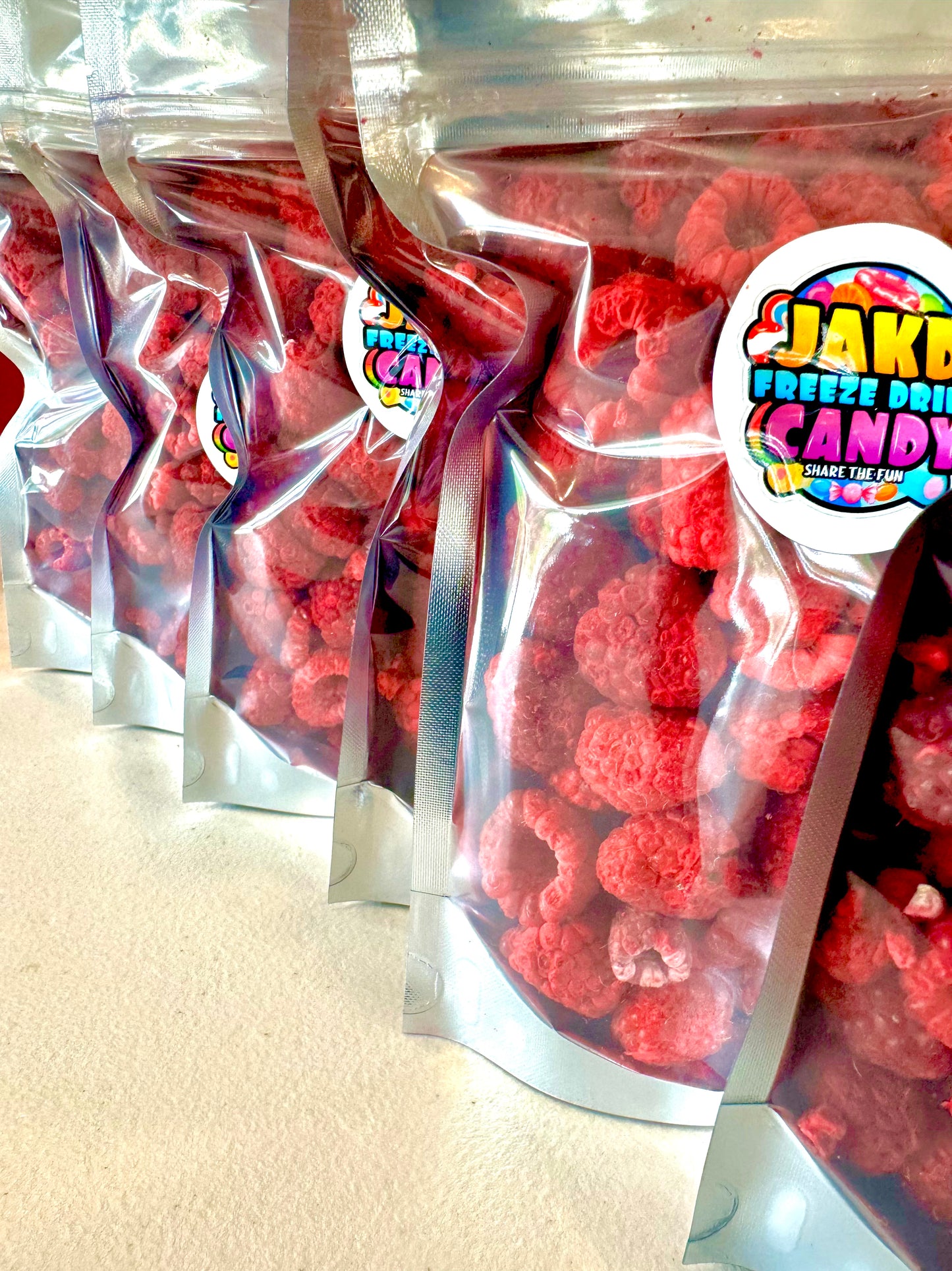 Freeze Dried Raspberries!! Local WA grown!